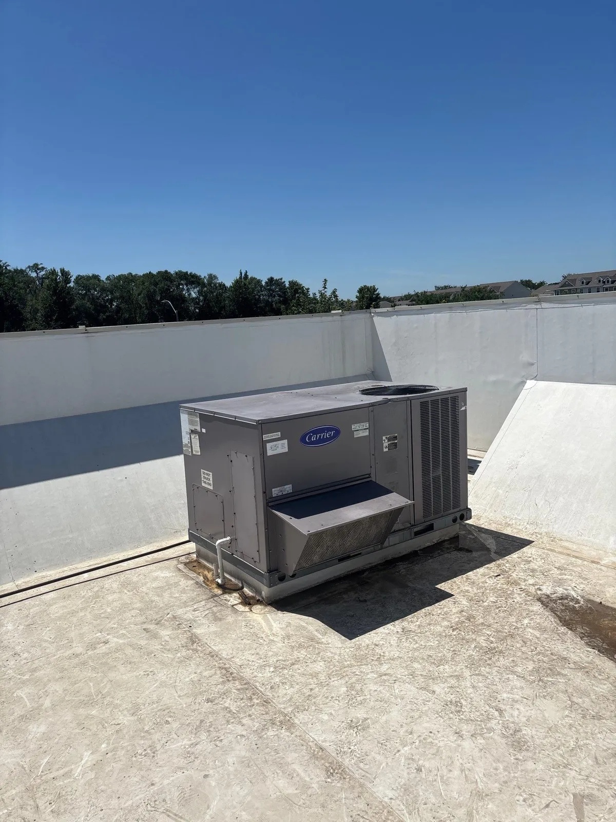 Commercial HVAC installation by Iowa All Pro